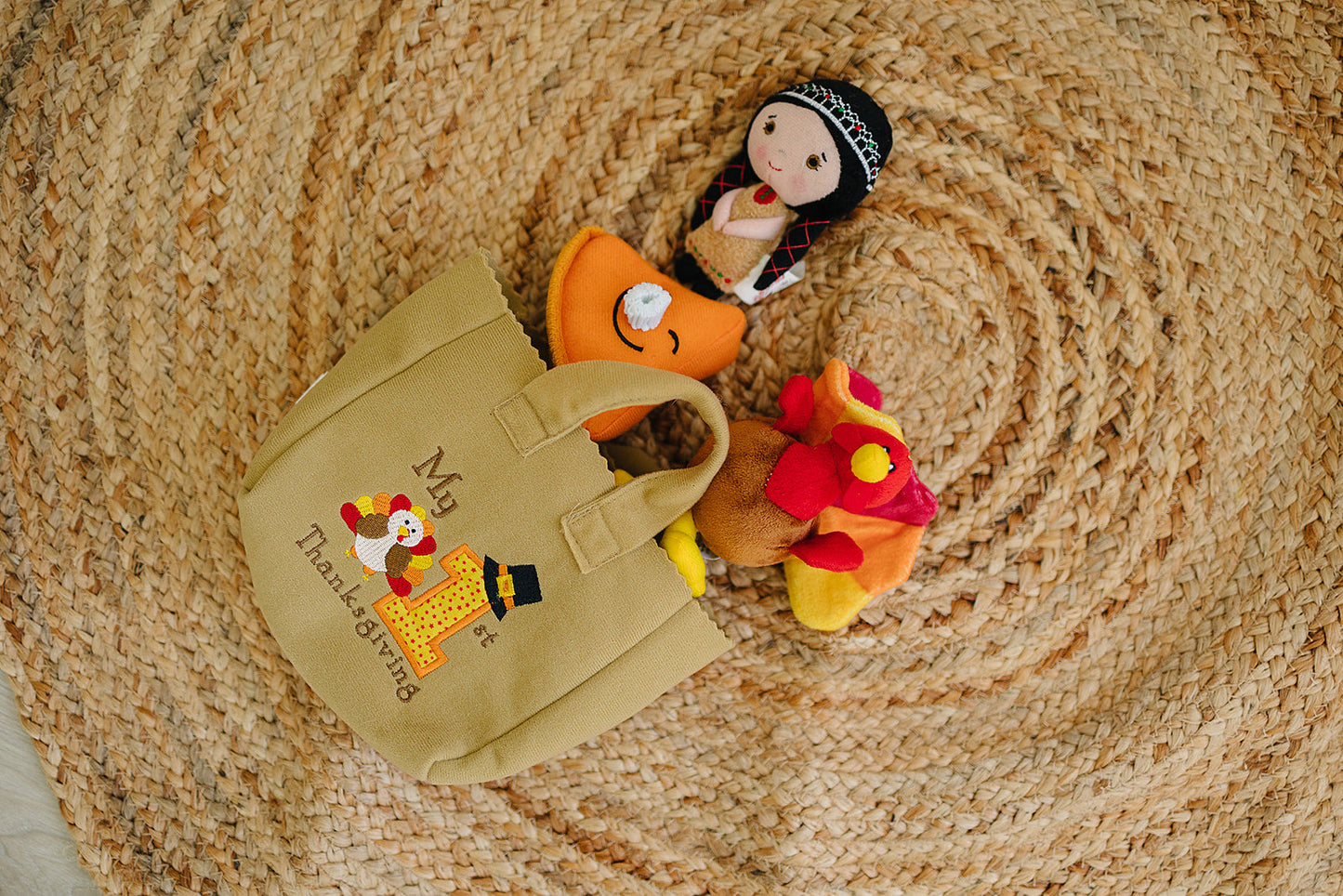 My Baby's First Thanksgiving Holiday Fill and Spill Toy Playset with 4 ct SensoryToys