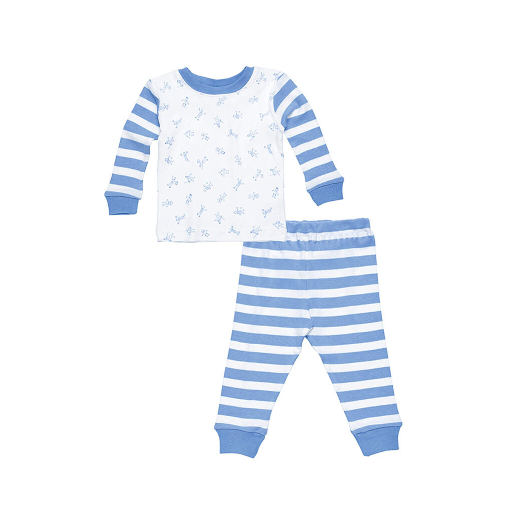 Silkberry Baby Cat Print Pajama Set