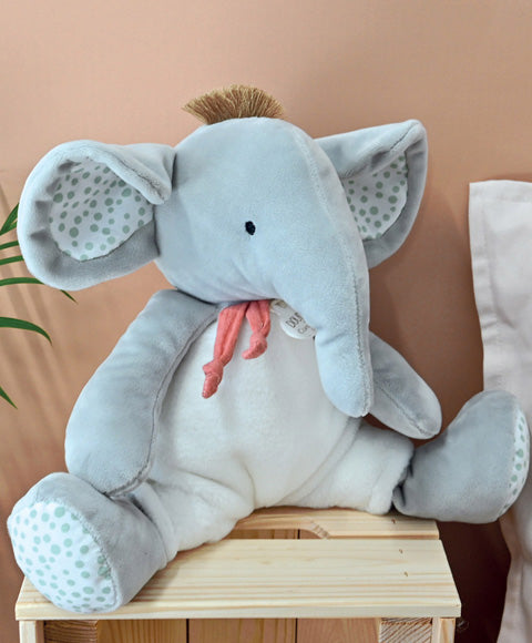 Gray Elephant Lovey by Doudou Et Compagnie – Baby Owl Kids