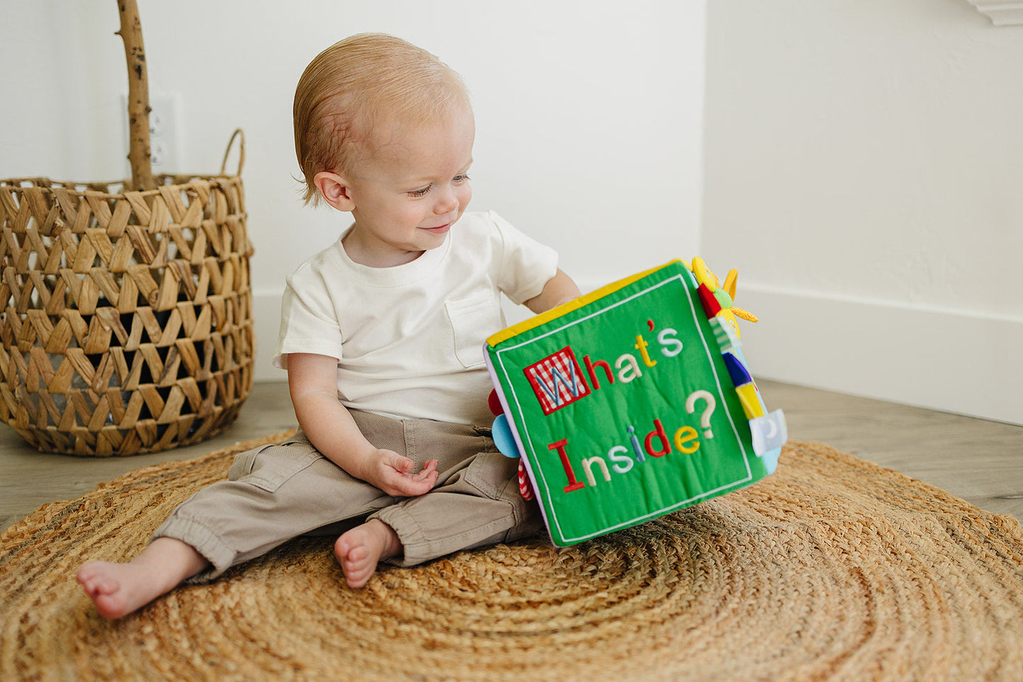 Baby Surprise Box What's Inside Box with Colorful Sensory Baby Toys