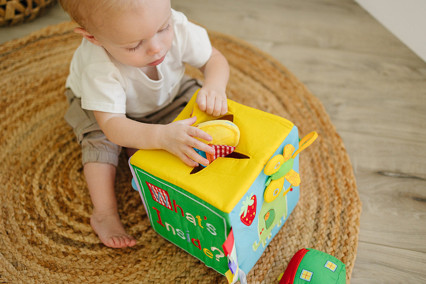 Baby Surprise Box What's Inside Box with Colorful Sensory Baby Toys