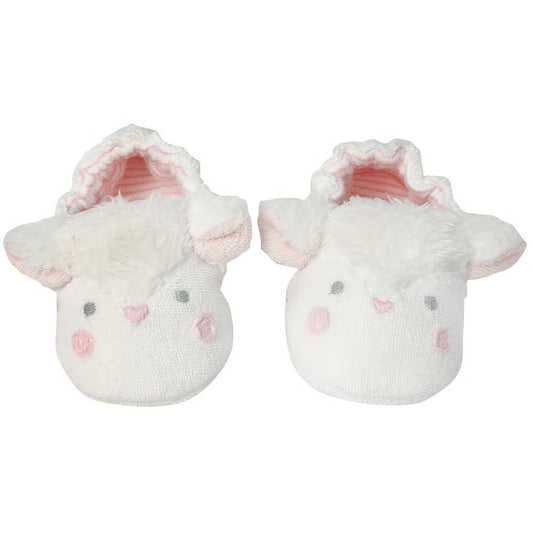 Fuzzy Lamb Baby Booties by Albetta