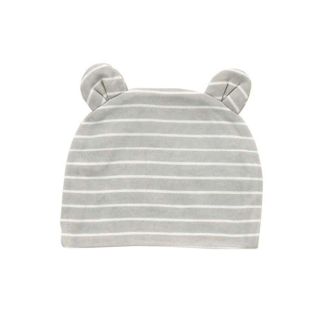 Organic Cotton Baby Pants, Silver Stripe by Silkberry Baby