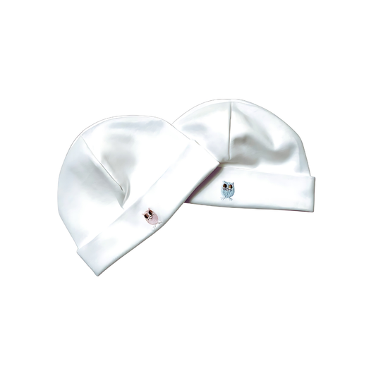 Pima Cotton Baby Beanie Hat by Baby Owl Kids