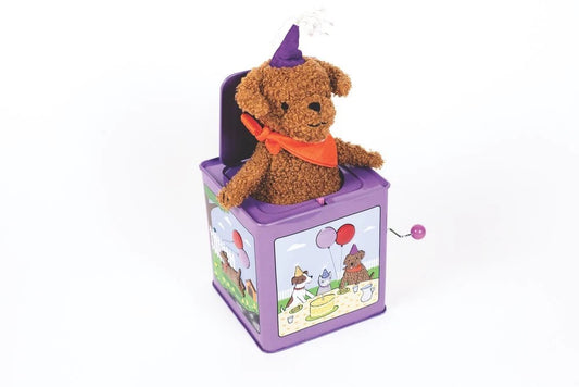 Birthday Puppy Jack-In-The-Box by Jack rabbit Creations