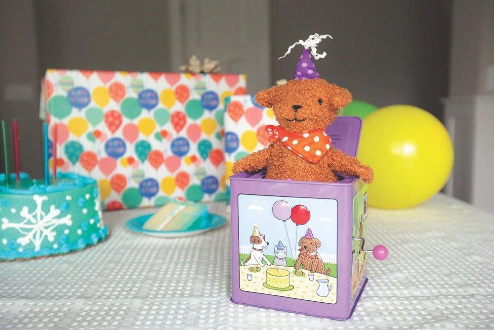 Birthday Puppy Jack-In-The-Box by Jack rabbit Creations