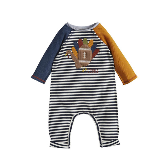 Baby Bodysuit Turkey Football by Mudpie