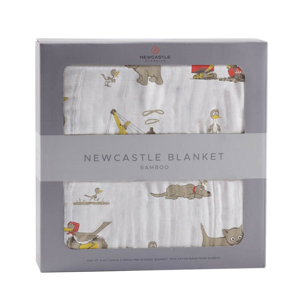 Are You My Mother? Bamboo Muslin Baby Blanket by Newcastle Classics