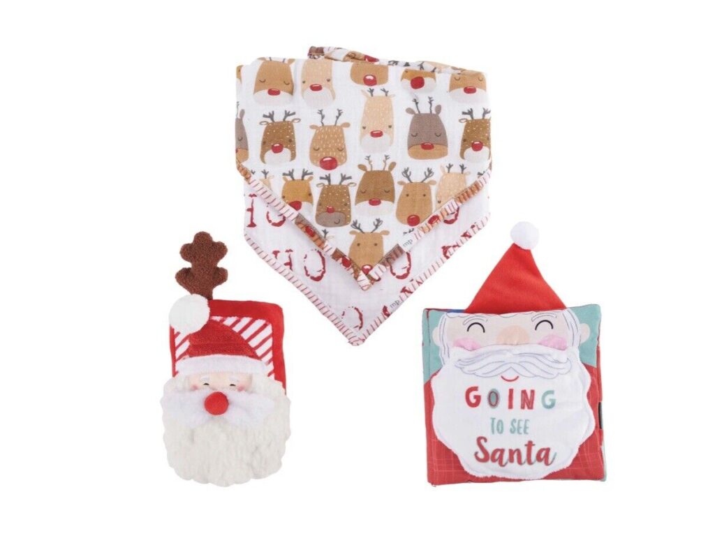 Baby Santa Christmas Gift 4 Piece Set by Mudpie