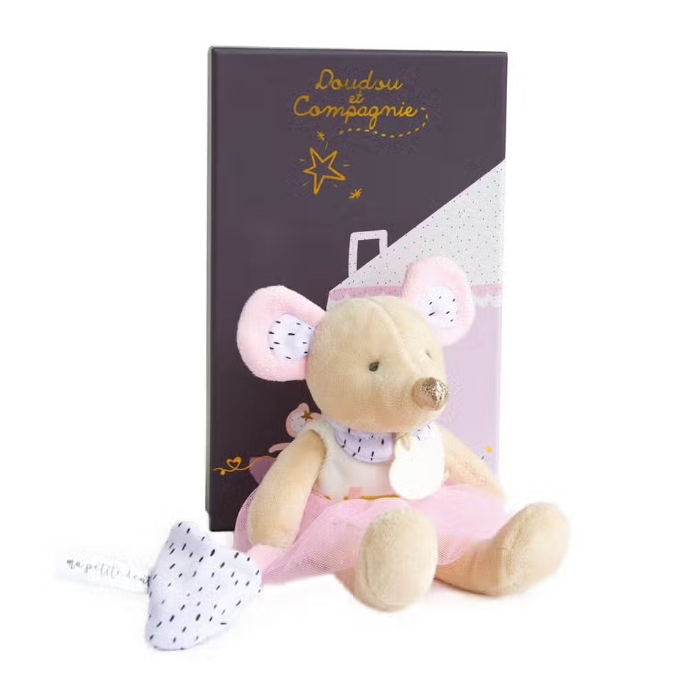 Tooth Fairy Friend Pink Suzie Mouse by Doudou Et Compagnie