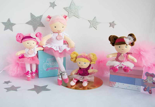 Little Ballerinas - 6 Assorted Dolls - By DouDou Et Compagnie