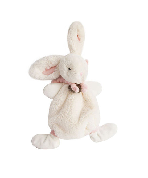 Mon Lapin Bonbon Bunny with Pink Lovey by Doudou Et Compagnie