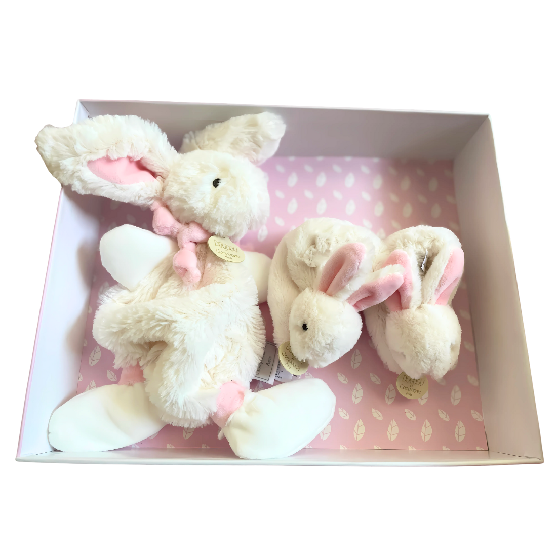 Comforter + Booties Gift Set By Doudou Et Compagnie