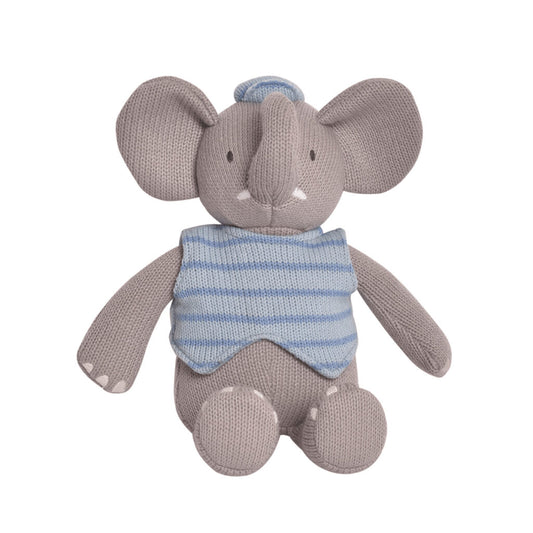 Alvin The Elephant – Knitted Fabric Plush Baby and kids' Toy by Tikiri Toys