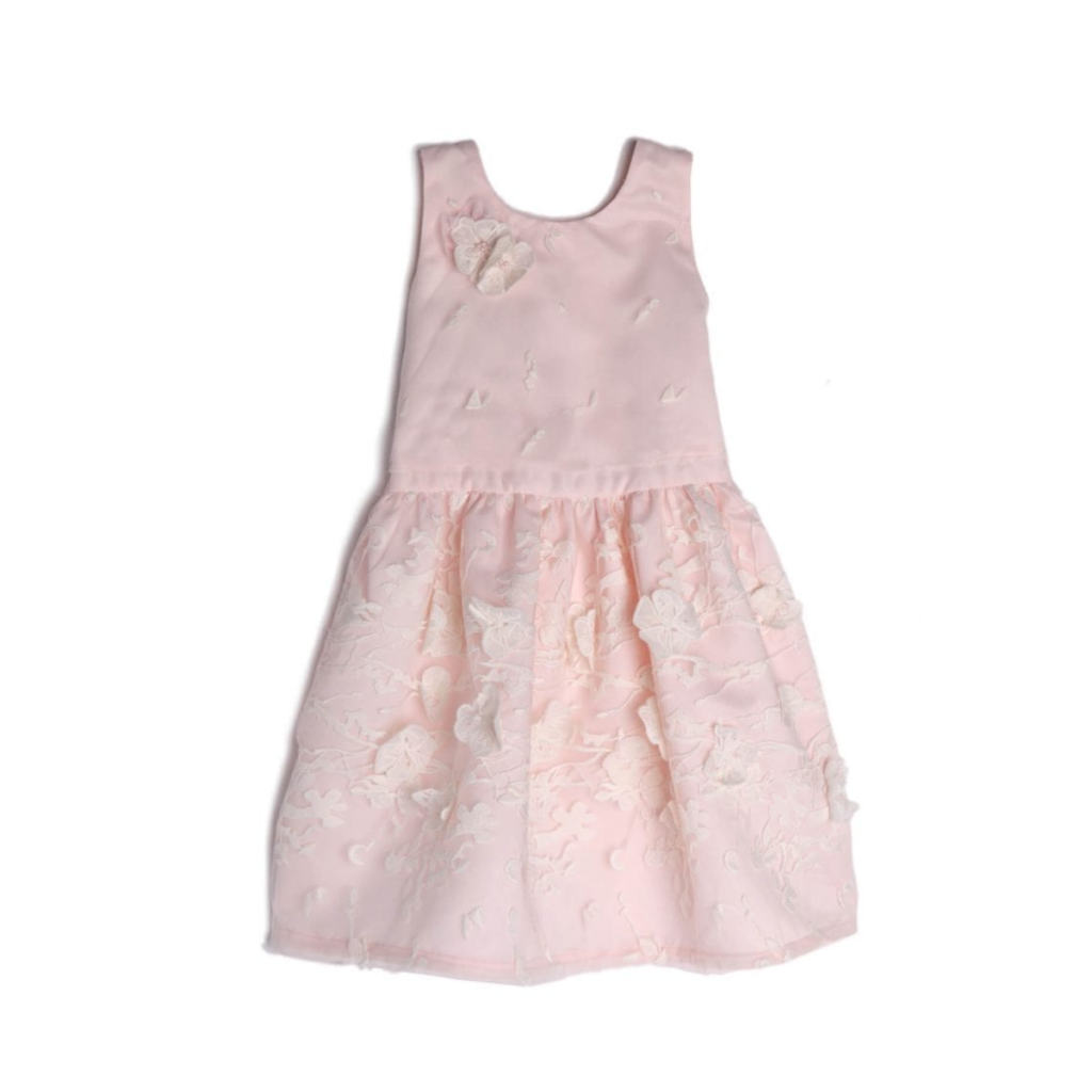 Girl Dress Tiramisu Taffeta by Isobella And Chloe