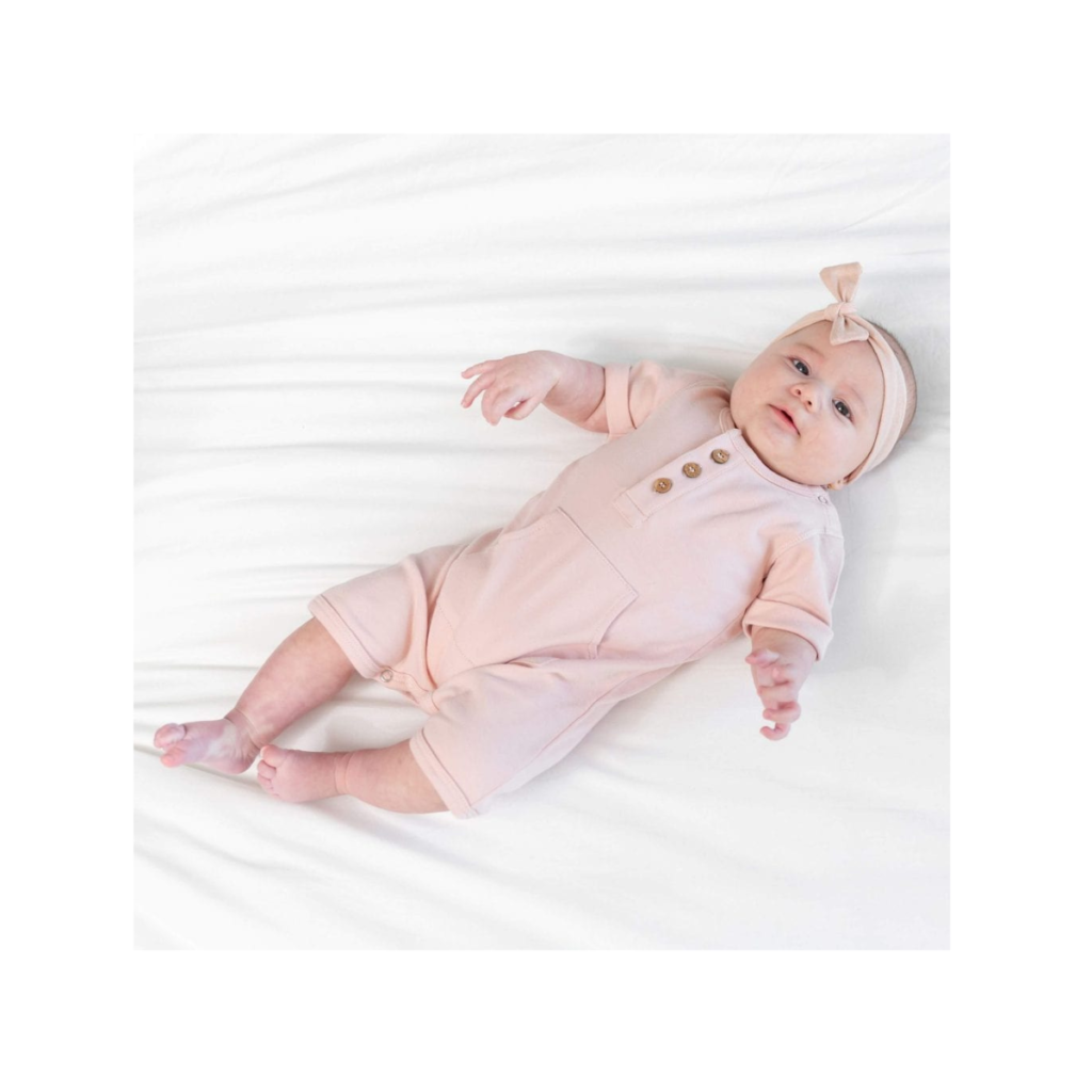 Organic Cotton Everyday Short Romper by Zestt Organics