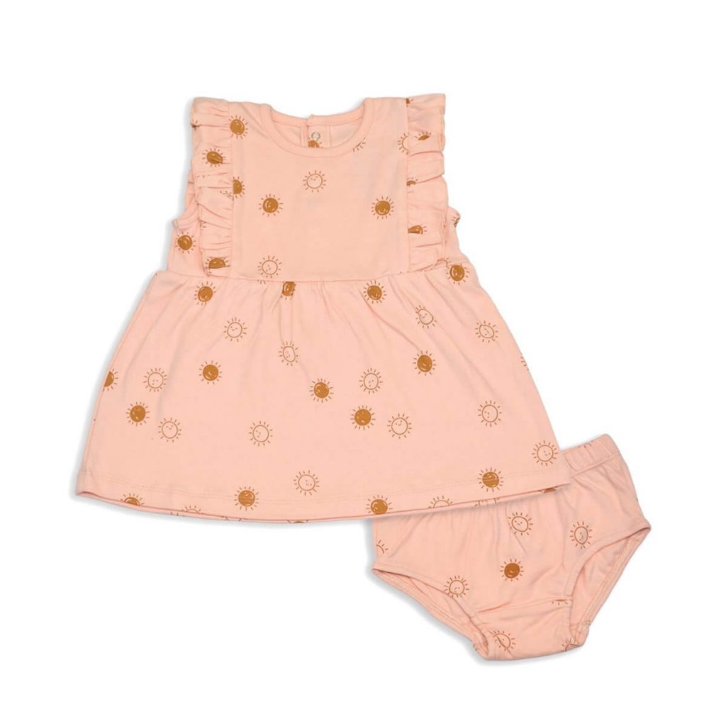 Organic Cotton Dress With Bloomer by Silkberry Baby