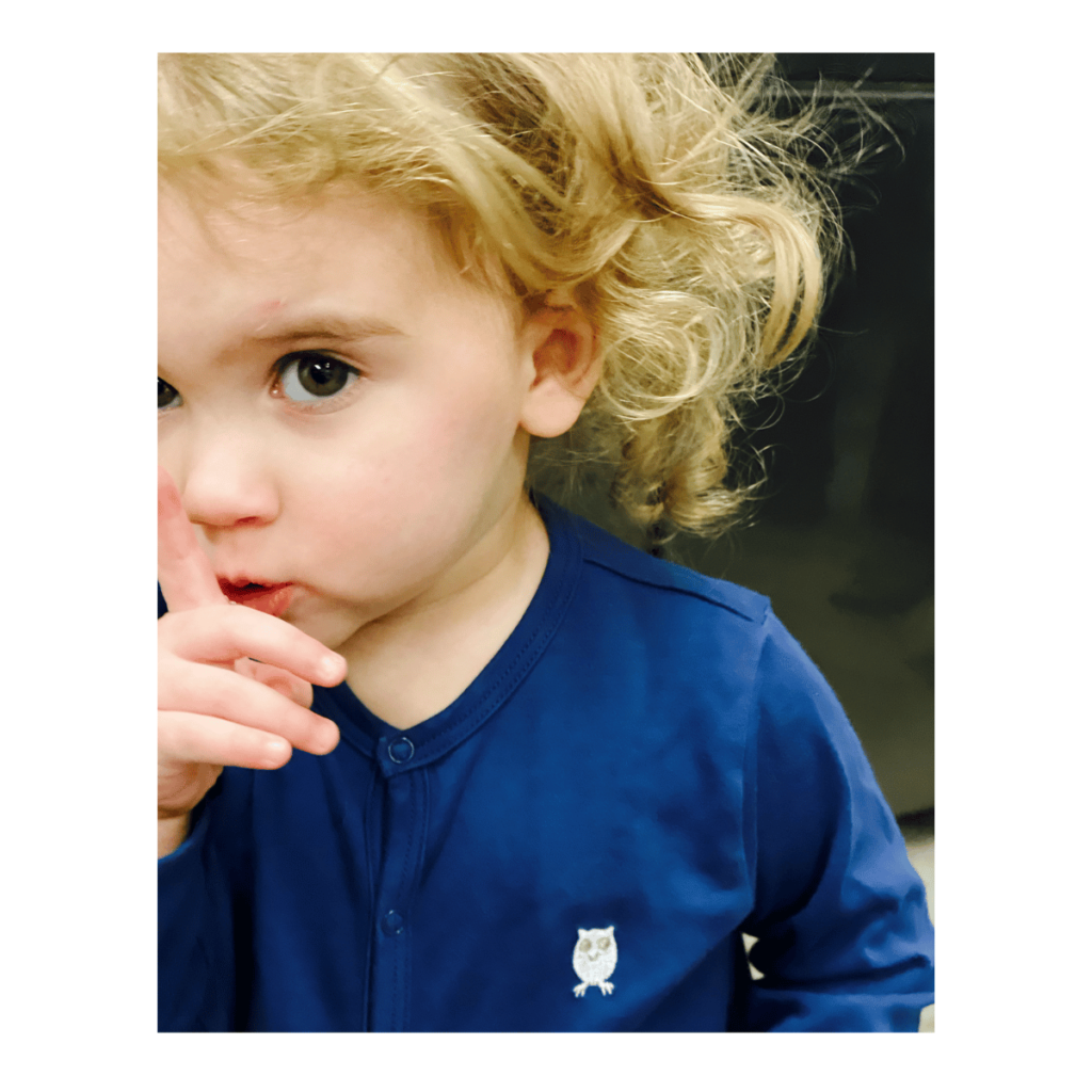 Pima Cotton Navy Basic Footie/Romper by Baby Owl Kids